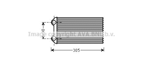 AVA QUALITY COOLING Siltummainis, Salona apsilde RT6439